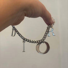 Load image into Gallery viewer, Reworked Dior Letter Charm Bracelet
