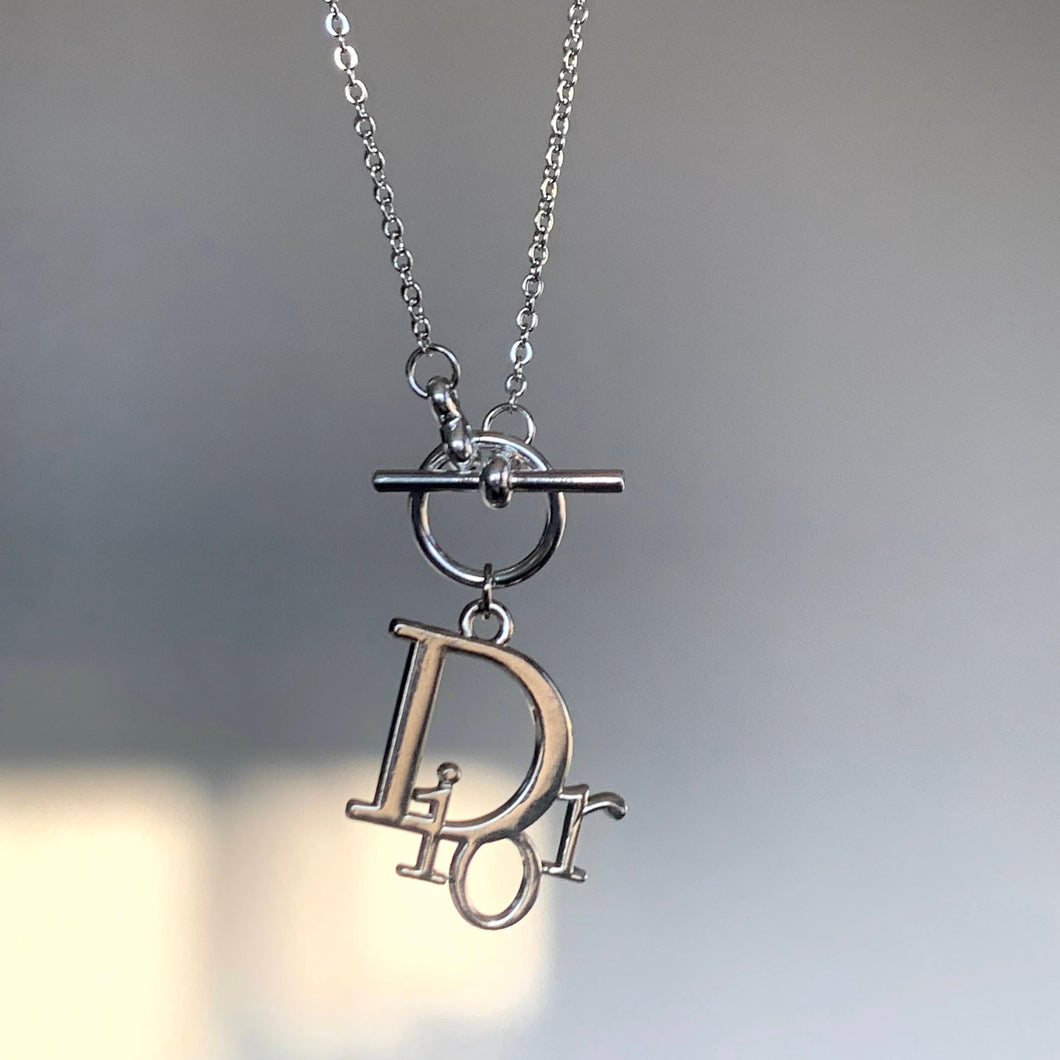 Reworked Dior Toggle Necklace