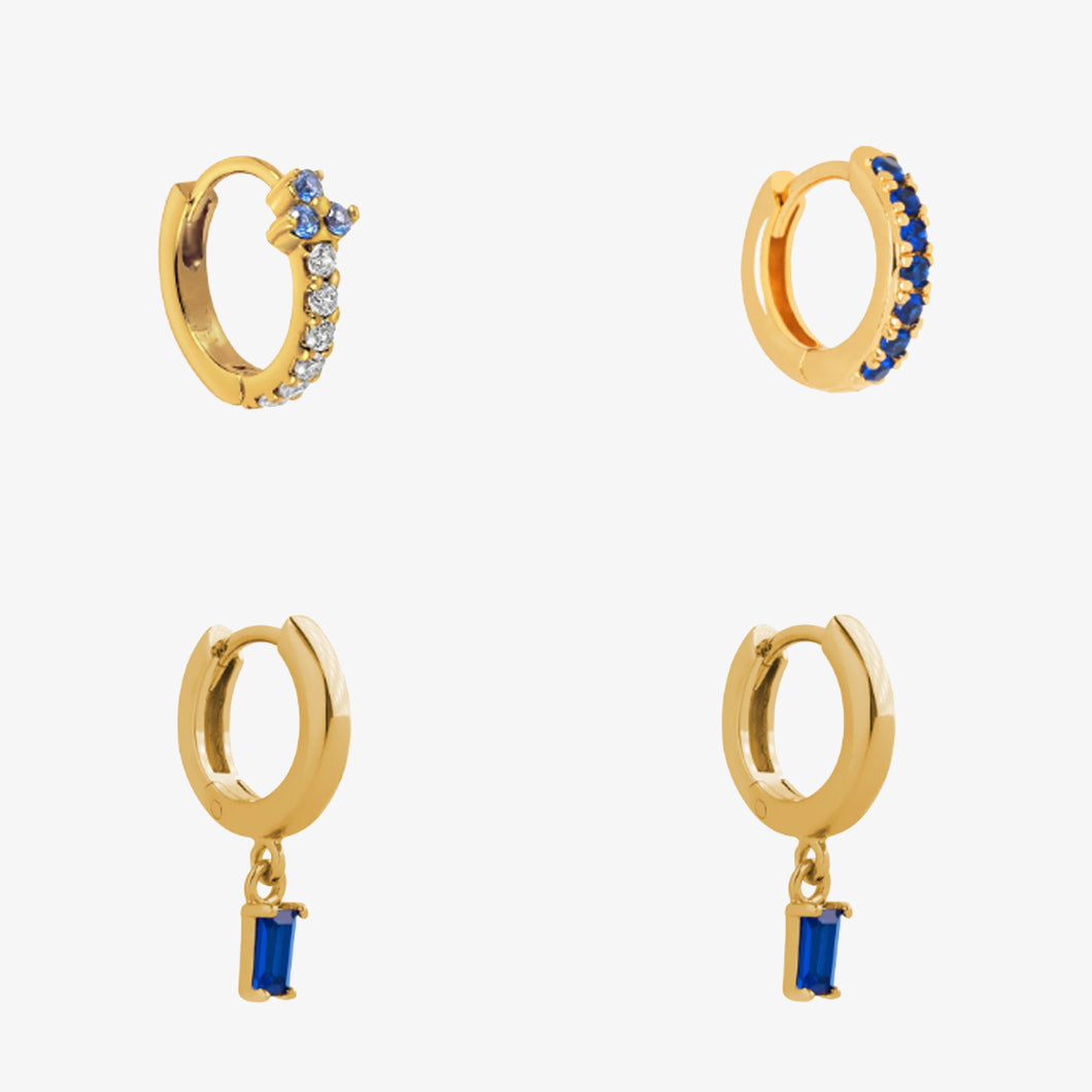 Sapphire Earring Set