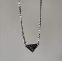 Load image into Gallery viewer, Reworked Triangle Tag Necklace
