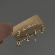 Load image into Gallery viewer, Huggie Earring Set
